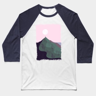 The mauve sky peak Baseball T-Shirt